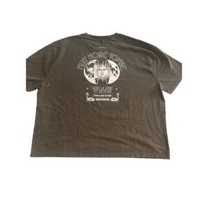 ASOS DESIGN Mens Oversized T-Shirt Washed Khaki Celestial Back Print XXL NEW